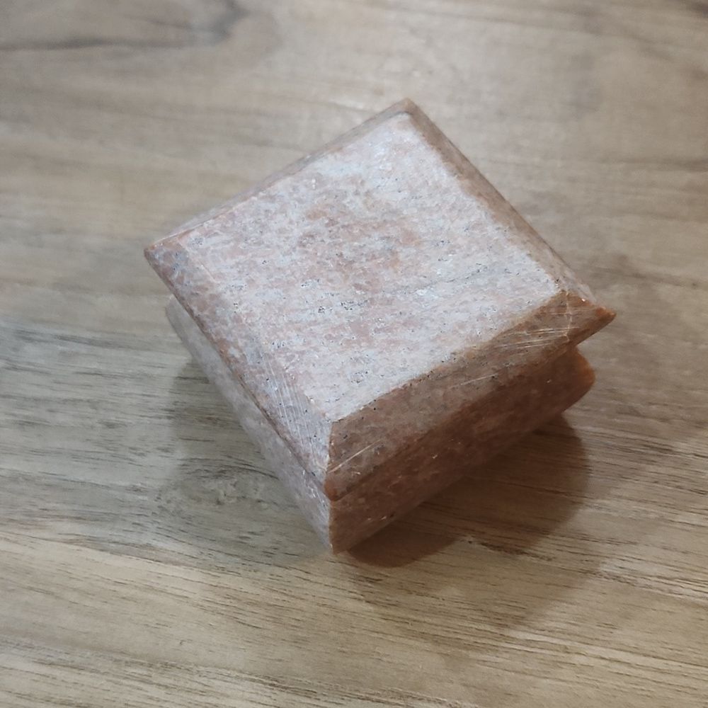 Mini Rose Quartz Stone Jewelry Box